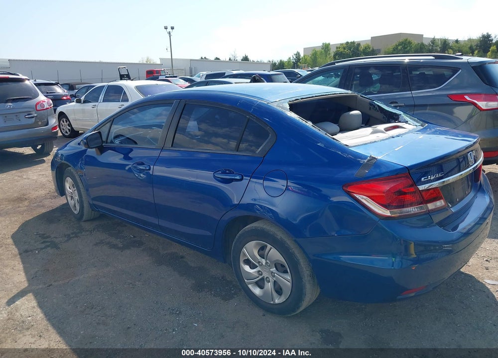 2014 HONDA CIVIC LX VIN: 19XFB2F57EE267413