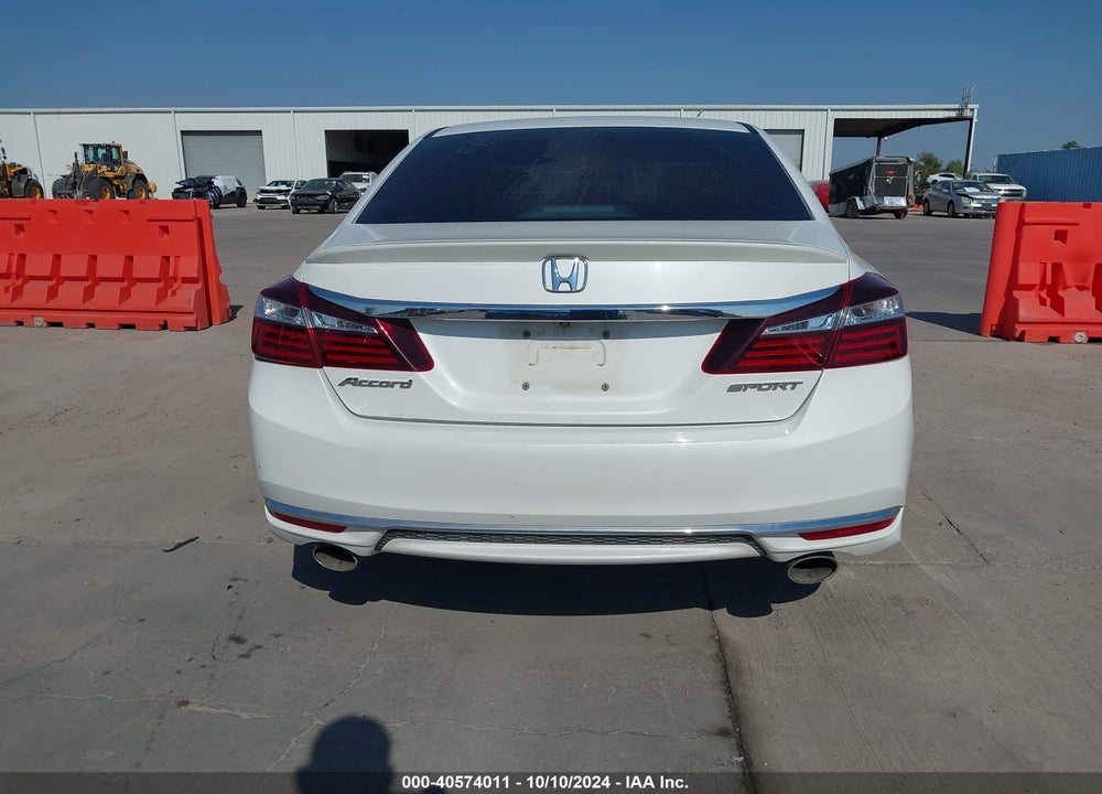 2016 HONDA ACCORD SPORT VIN: 1HGCR2F58GA033657