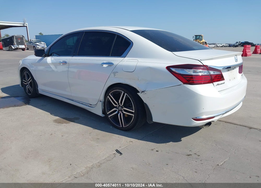 2016 HONDA ACCORD SPORT VIN: 1HGCR2F58GA033657