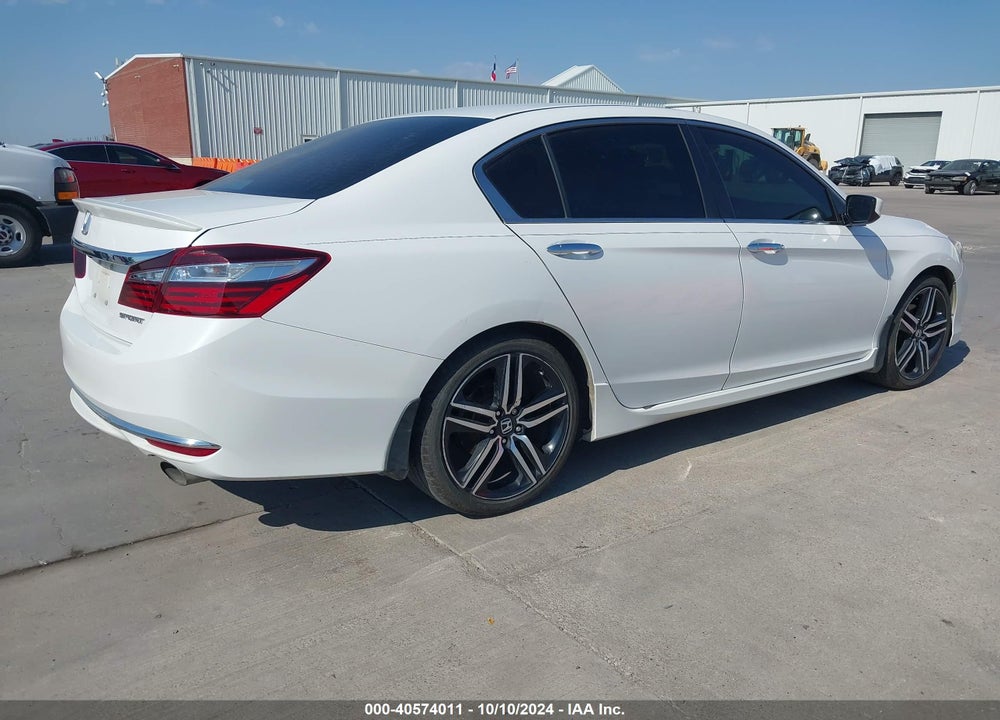 2016 HONDA ACCORD SPORT VIN: 1HGCR2F58GA033657