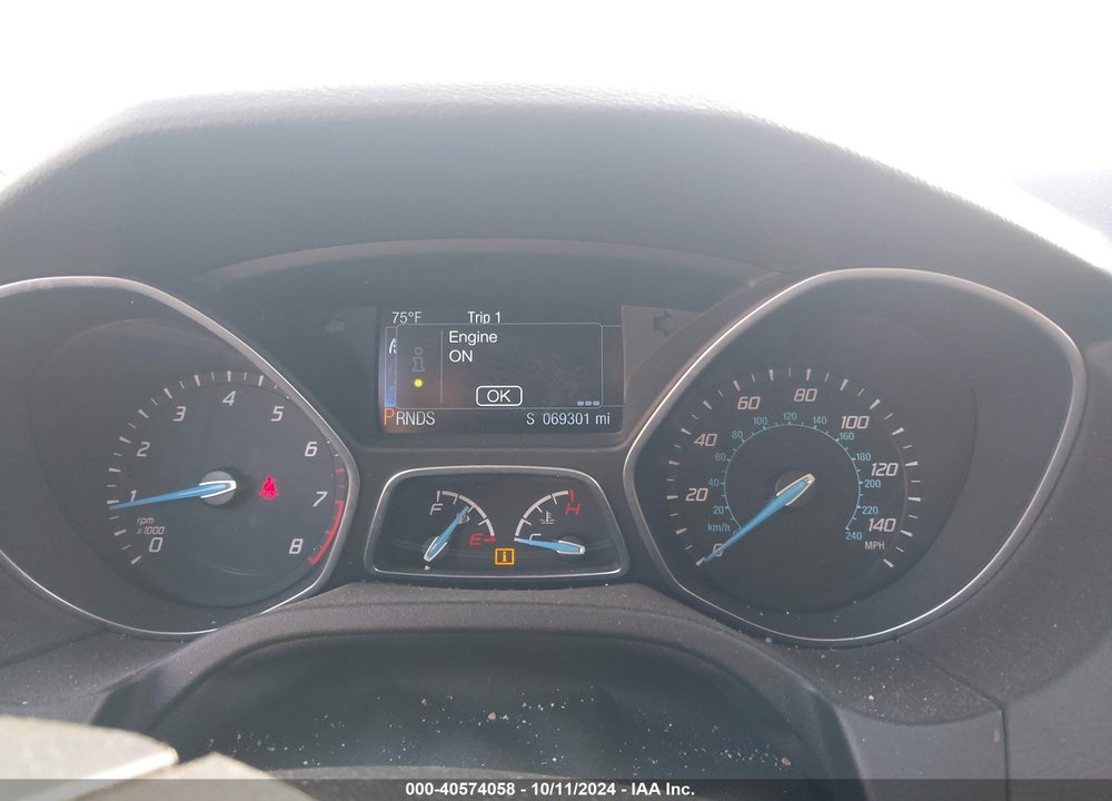2014 FORD FOCUS TITANIUM VIN: 1FADP3N25EL452837