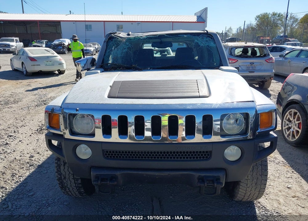 2007 HUMMER H3 SUV VIN: 5GTDN13E778161627