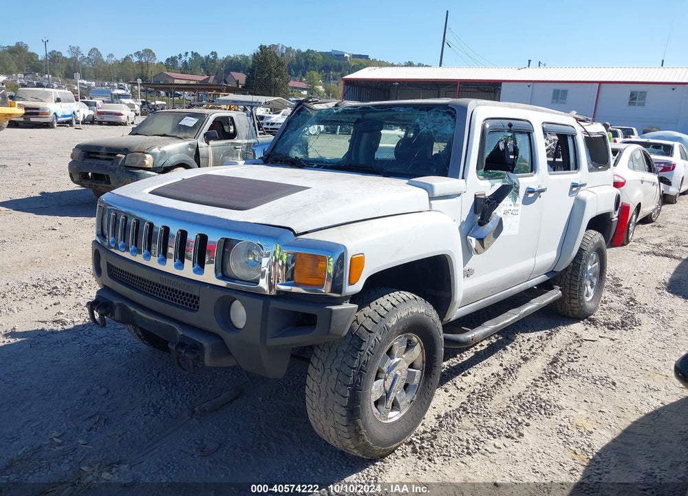 2007 HUMMER H3 SUV VIN: 5GTDN13E778161627