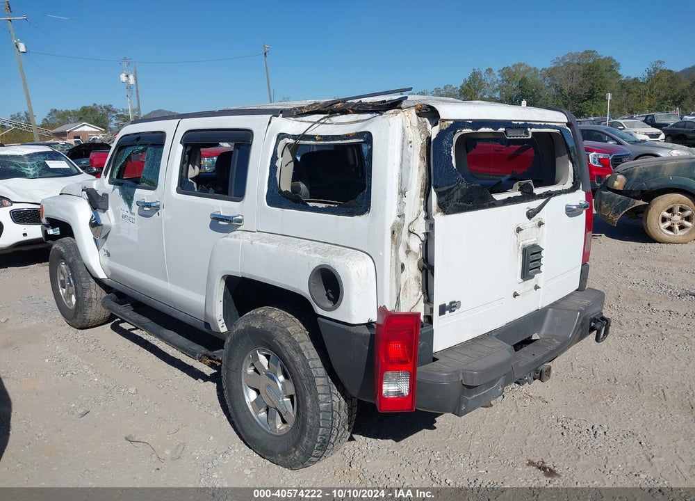 2007 HUMMER H3 SUV VIN: 5GTDN13E778161627