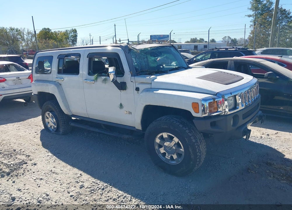 2007 HUMMER H3 SUV VIN: 5GTDN13E778161627