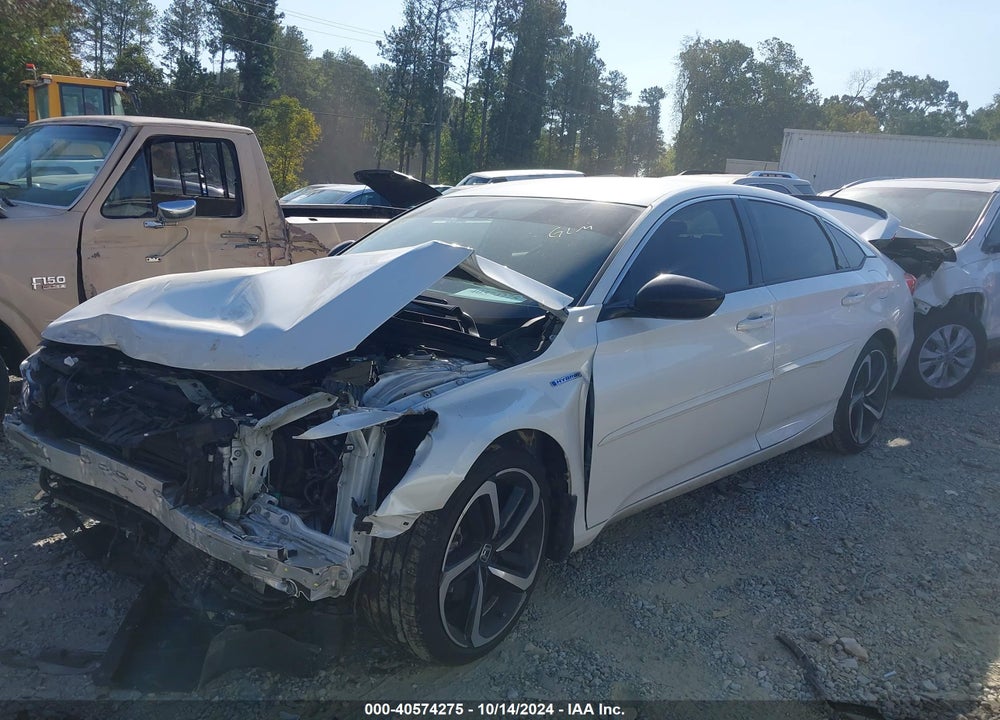 2022 HONDA ACCORD HYBRID SPORT VIN: 1HGCV3F20NA038193