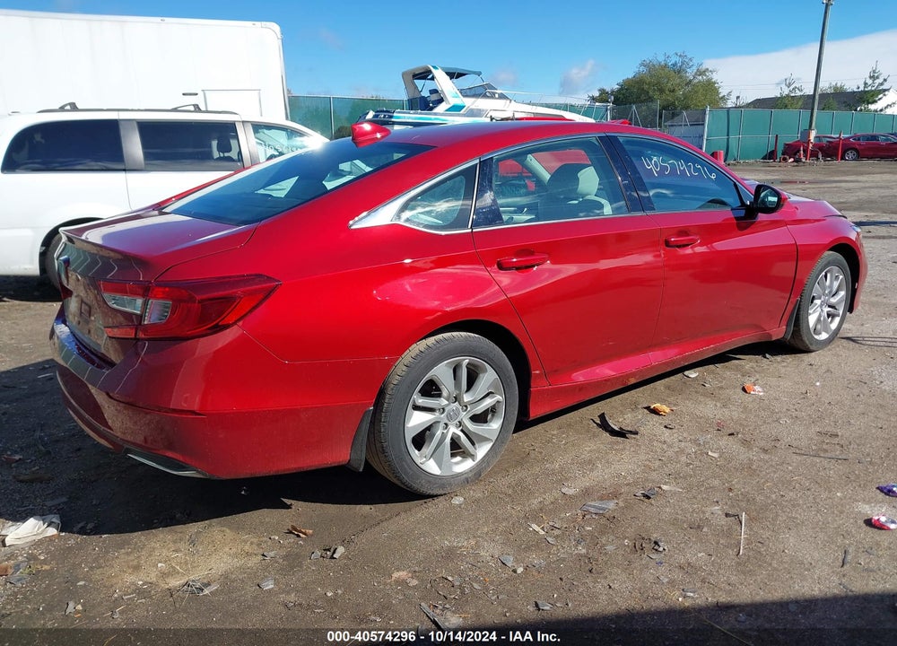 2019 HONDA ACCORD LX VIN: 1HGCV1F1XKA027452