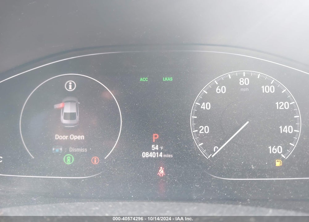 2019 HONDA ACCORD LX VIN: 1HGCV1F1XKA027452