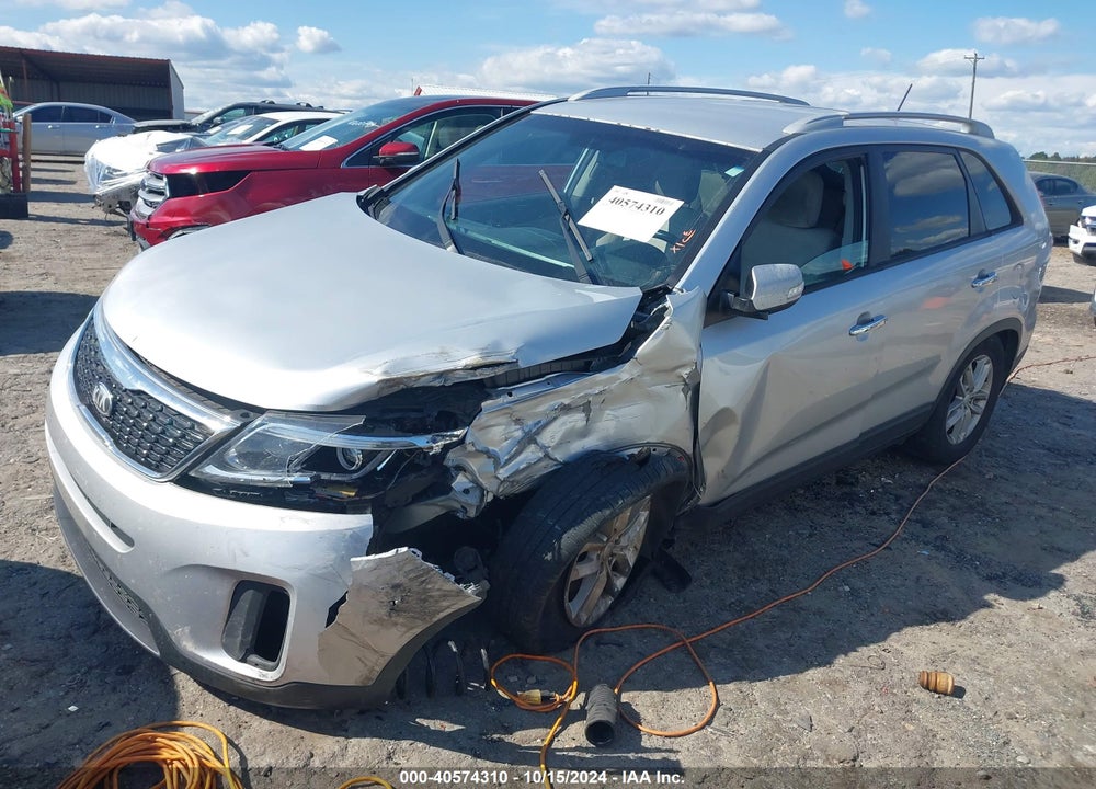 2014 KIA SORENTO LX V6 VIN: 5XYKT4A77EG490943