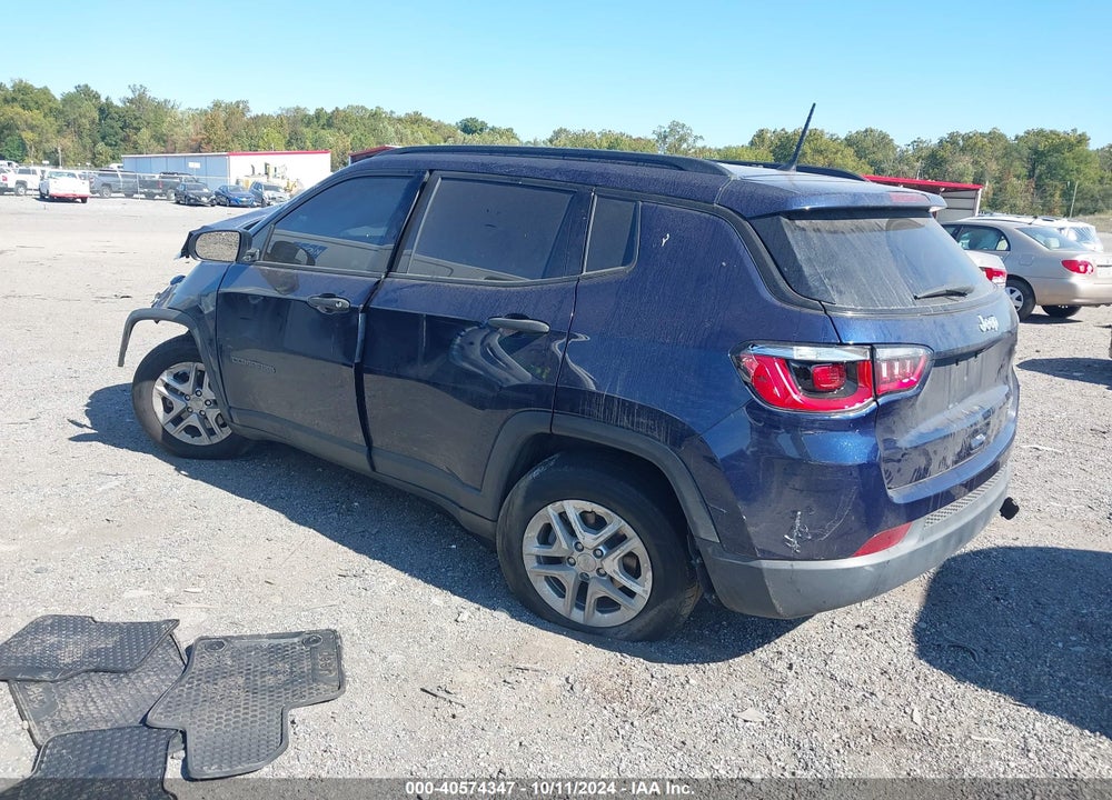 2018 JEEP COMPASS SPORT FWD VIN: 3C4NJCAB5JT133653
