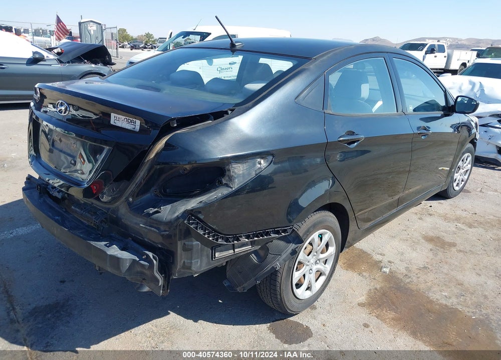 2013 HYUNDAI ACCENT GLS VIN: KMHCT4AEXDU411891