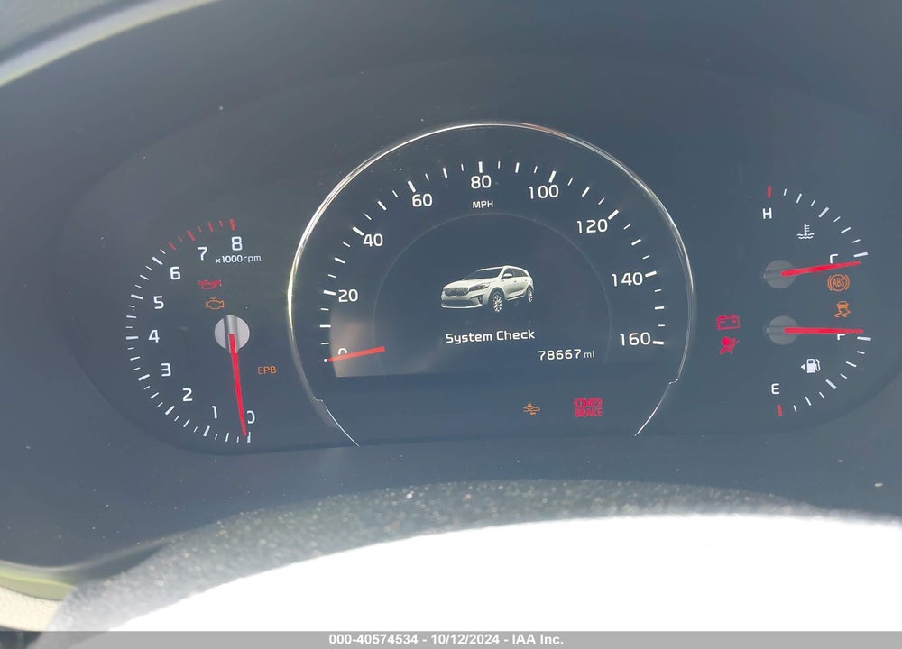 2019 KIA SORENTO 3.3L EX VIN: 5XYPH4A53KG523664