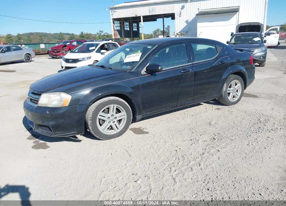 2012 DODGE AVENGER SXT VIN: 1C3CDZCB8CN198518