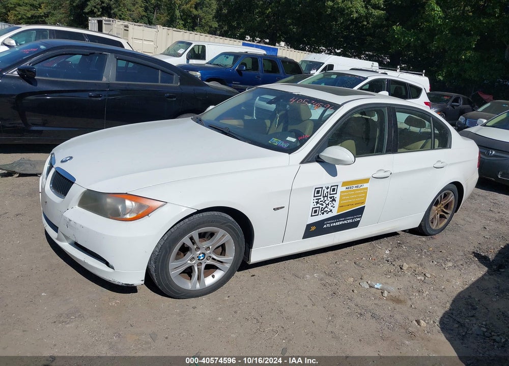 2008 BMW 328I VIN: WBAVA37508NL50973