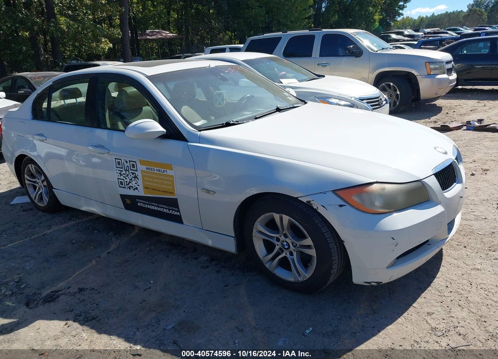 2008 BMW 328I VIN: WBAVA37508NL50973
