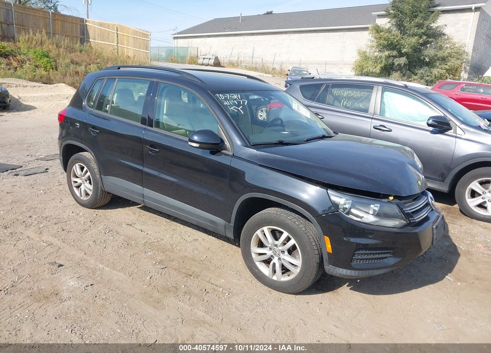 2016 VOLKSWAGEN TIGUAN S VIN: WVGAV7AX1GW512959