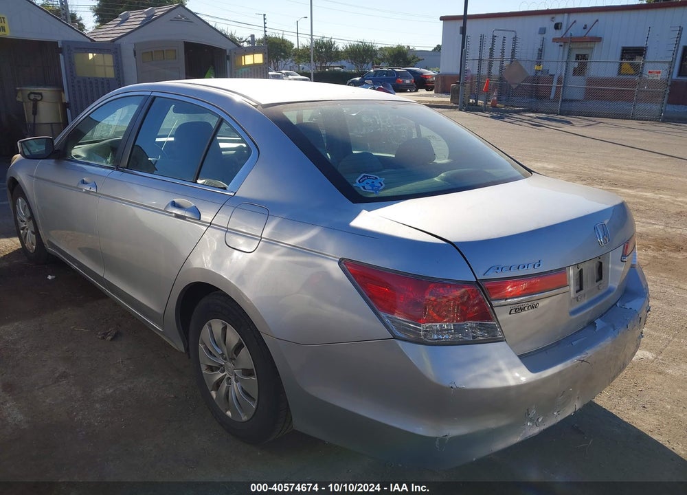 2012 HONDA ACCORD 2.4 LX VIN: 1HGCP2F33CA074230