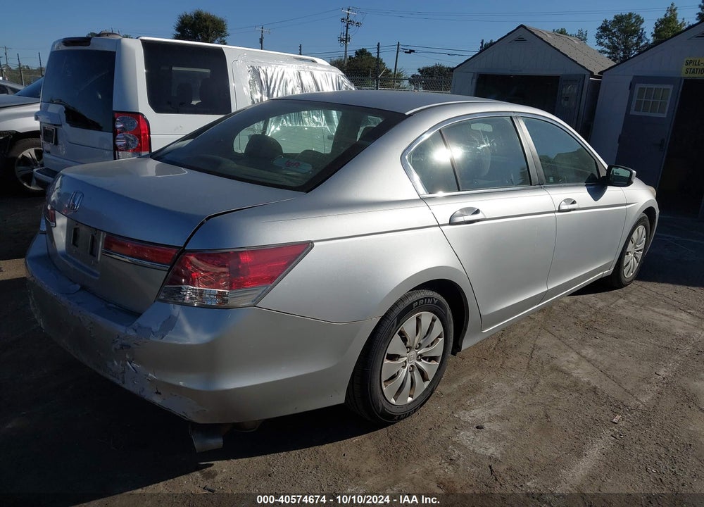 2012 HONDA ACCORD 2.4 LX VIN: 1HGCP2F33CA074230
