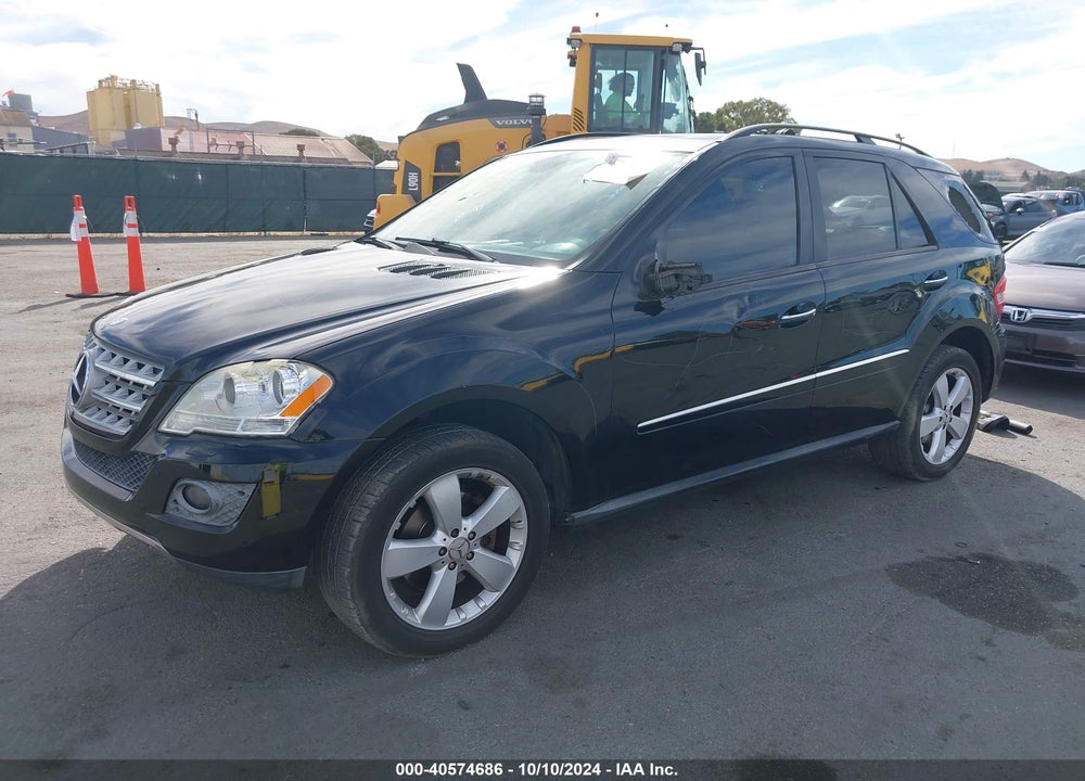 2009 MERCEDES-BENZ ML 350 4MATIC VIN: 4JGBB86EX9A498845