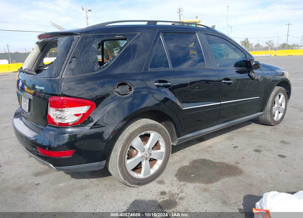 2009 MERCEDES-BENZ ML 350 4MATIC VIN: 4JGBB86EX9A498845