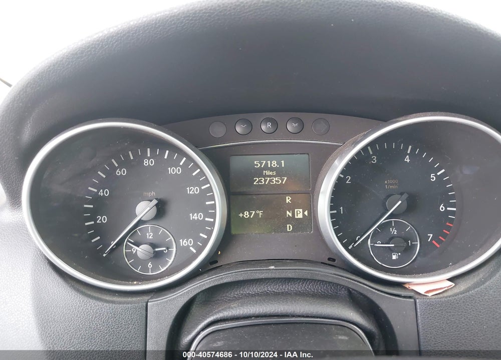 2009 MERCEDES-BENZ ML 350 4MATIC VIN: 4JGBB86EX9A498845