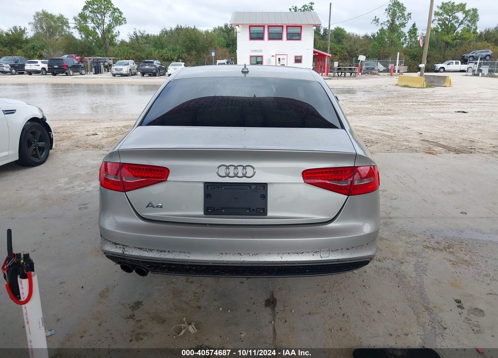 2014 AUDI A4 2.0T PREMIUM VIN: WAUAFAFL2EA059236