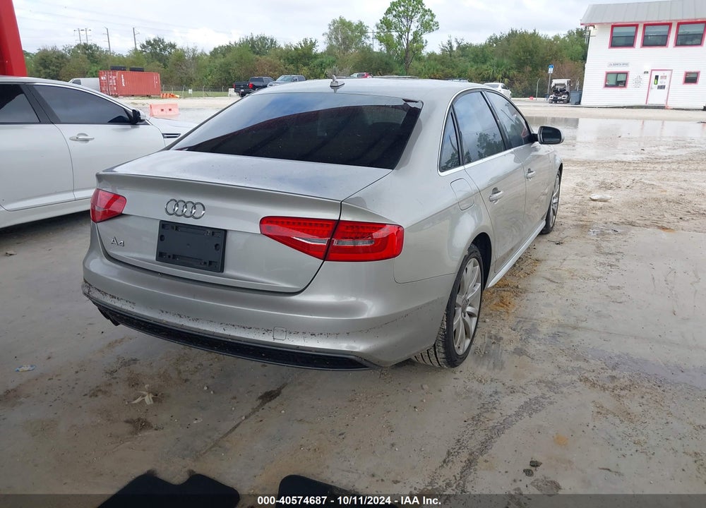 2014 AUDI A4 2.0T PREMIUM VIN: WAUAFAFL2EA059236