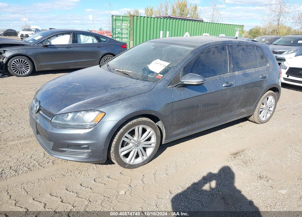 2015 VOLKSWAGEN GOLF TDI SE 4-DOOR VIN: 3VWRA7AU9FM055287