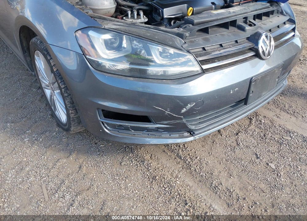 2015 VOLKSWAGEN GOLF TDI SE 4-DOOR VIN: 3VWRA7AU9FM055287