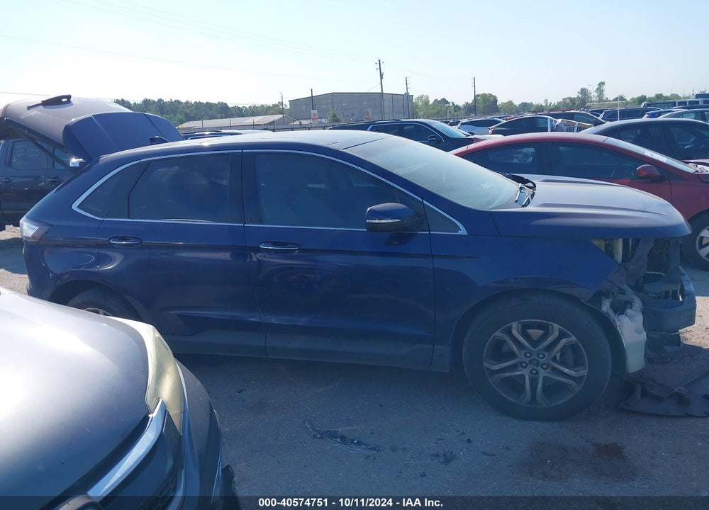 2016 FORD EDGE TITANIUM VIN: 2FMPK4K88GBB44886