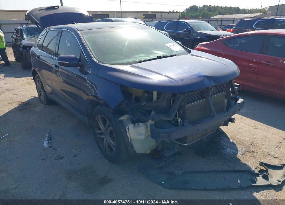 2016 FORD EDGE TITANIUM VIN: 2FMPK4K88GBB44886