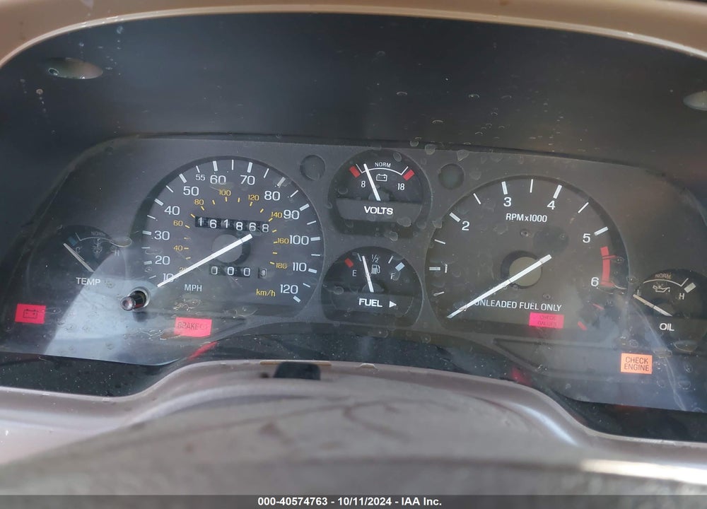 1995 MERCURY COUGAR XR7 VIN: 1MELM62W1SH656488