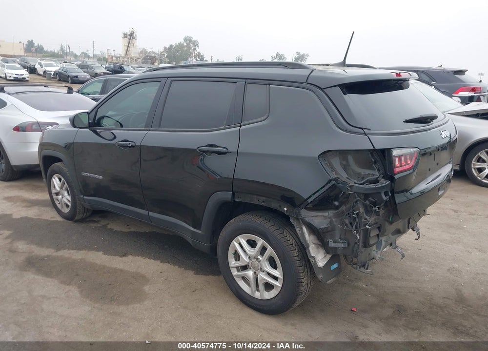 2018 JEEP COMPASS SPORT FWD VIN: 3C4NJCAB2JT250865