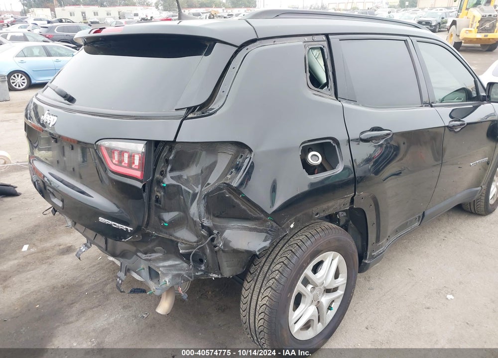 2018 JEEP COMPASS SPORT FWD VIN: 3C4NJCAB2JT250865