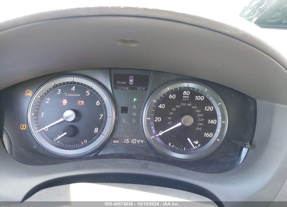 2010 LEXUS ES 350 VIN: JTHBK1EG0A2410462