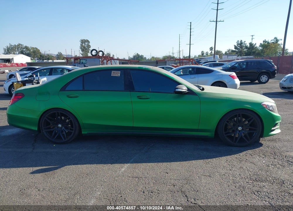 2014 MERCEDES-BENZ S 550 VIN: WDDUG8CB9EA033711
