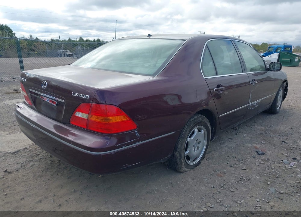 2002 LEXUS LS 430 VIN: JTHBN30F020083480