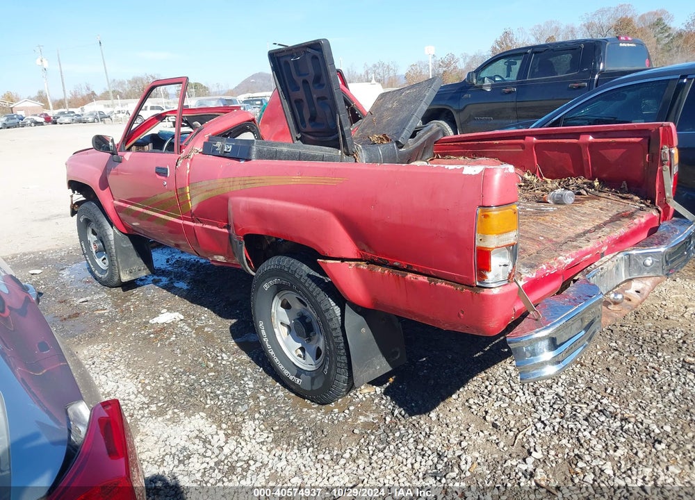 1986 TOYOTA PICKUP RN63 STD VIN: JT4RN63R0G0087771