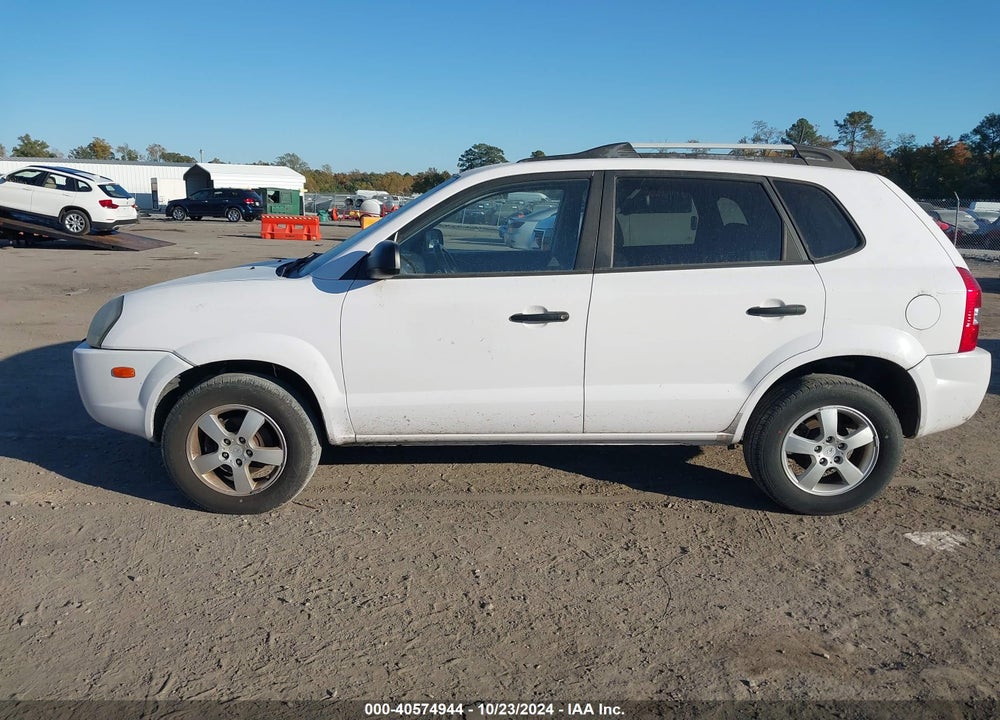 2008 HYUNDAI TUCSON GLS VIN: KM8JM12B88U872973
