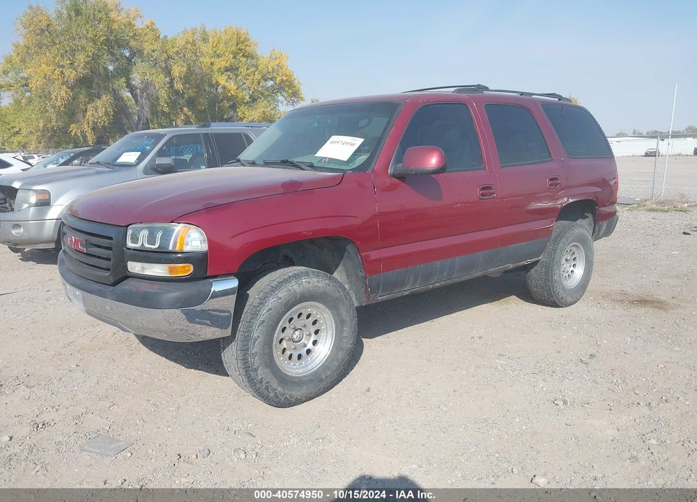 2001 GMC YUKON SLT VIN: 1GKEK13T61J229987