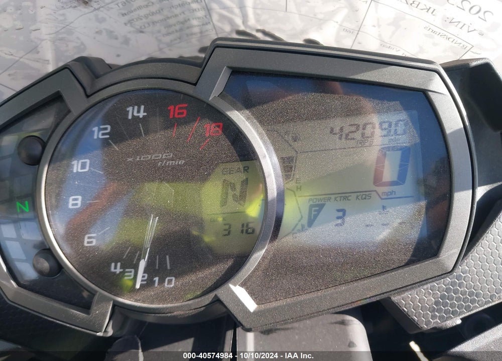 2023 KAWASAKI ZX636 K VIN: JKBZXJH10PA017316
