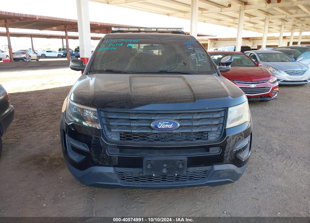 2018 FORD POLICE INTERCEPTOR UTILITY VIN: 1FM5K8AR7JGA72197