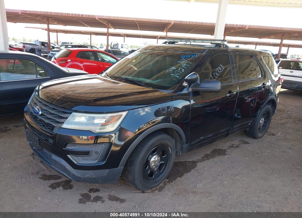 2018 FORD POLICE INTERCEPTOR UTILITY VIN: 1FM5K8AR7JGA72197
