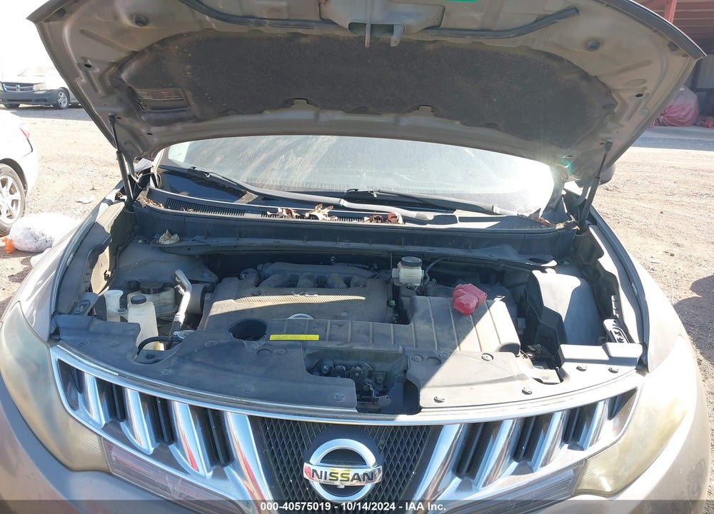2009 NISSAN MURANO S VIN: JN8AZ18W99W201256
