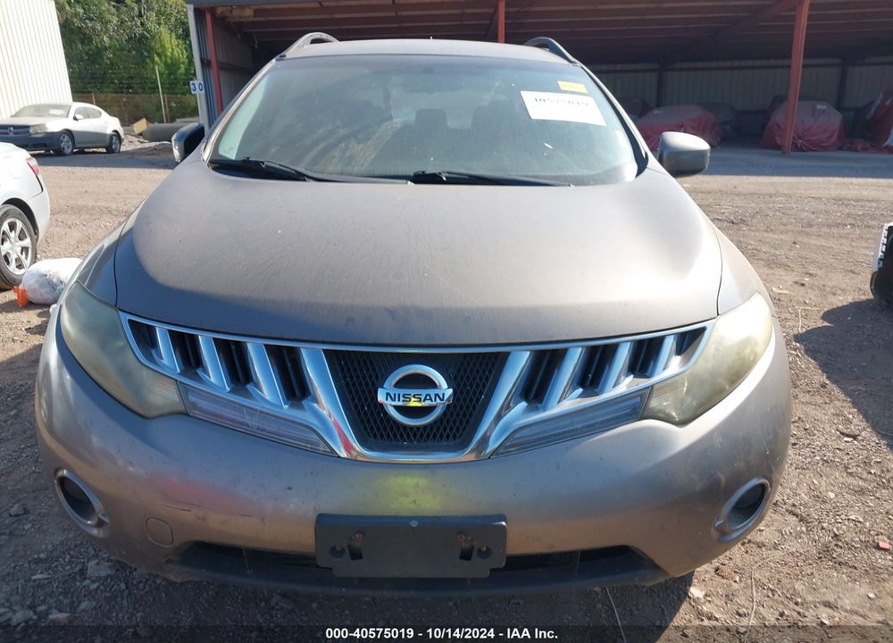 2009 NISSAN MURANO S VIN: JN8AZ18W99W201256