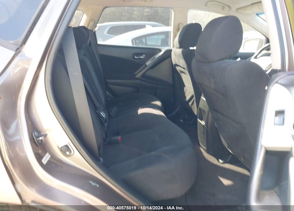 2009 NISSAN MURANO S VIN: JN8AZ18W99W201256