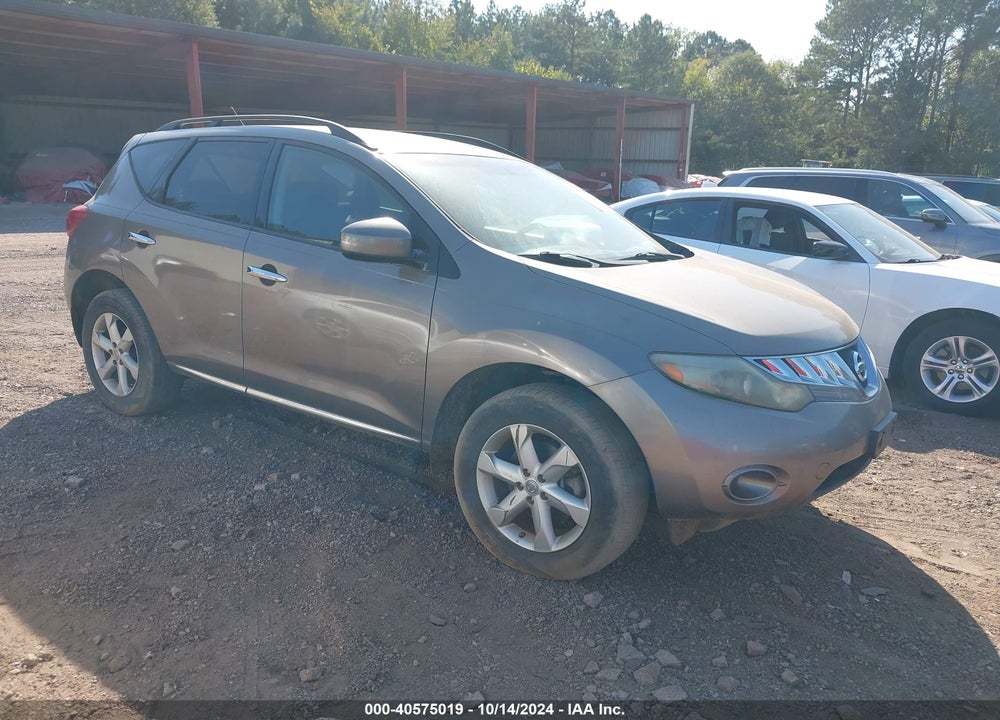 2009 NISSAN MURANO S VIN: JN8AZ18W99W201256