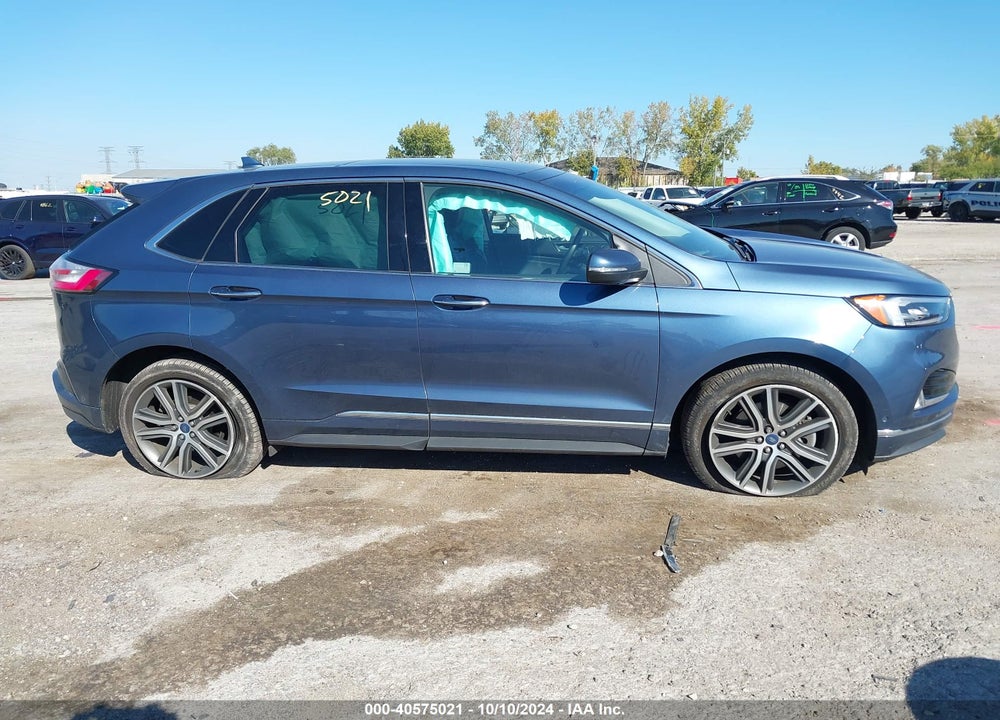 2019 FORD EDGE TITANIUM VIN: 2FMPK4K92KBB45338