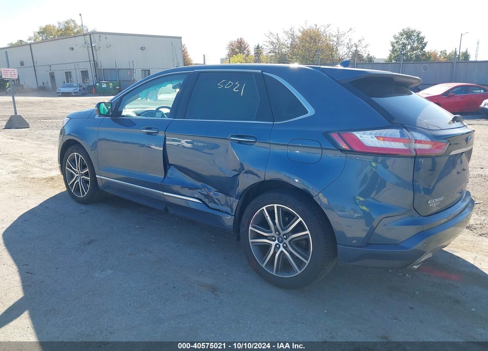 2019 FORD EDGE TITANIUM VIN: 2FMPK4K92KBB45338
