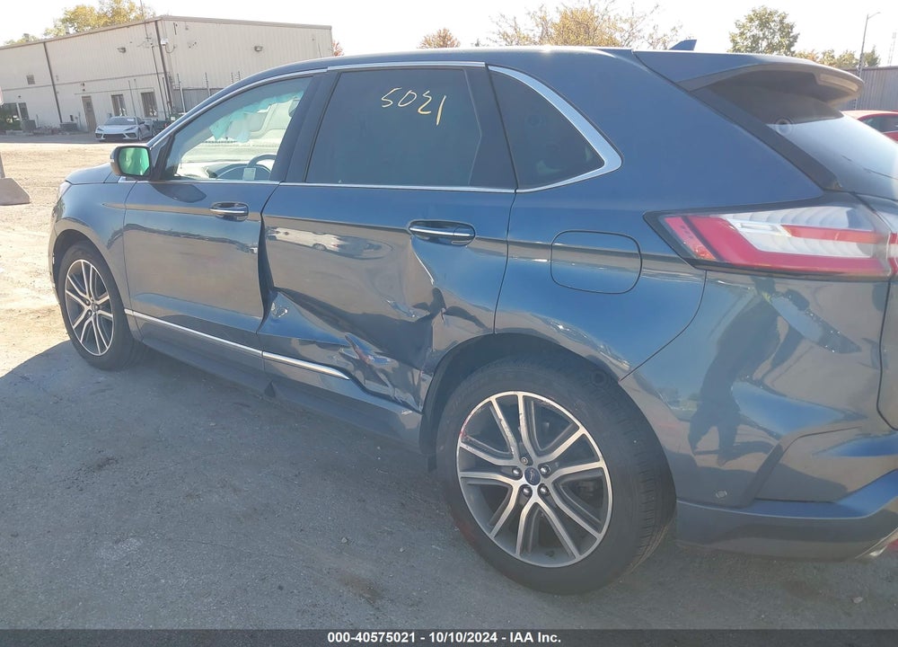 2019 FORD EDGE TITANIUM VIN: 2FMPK4K92KBB45338